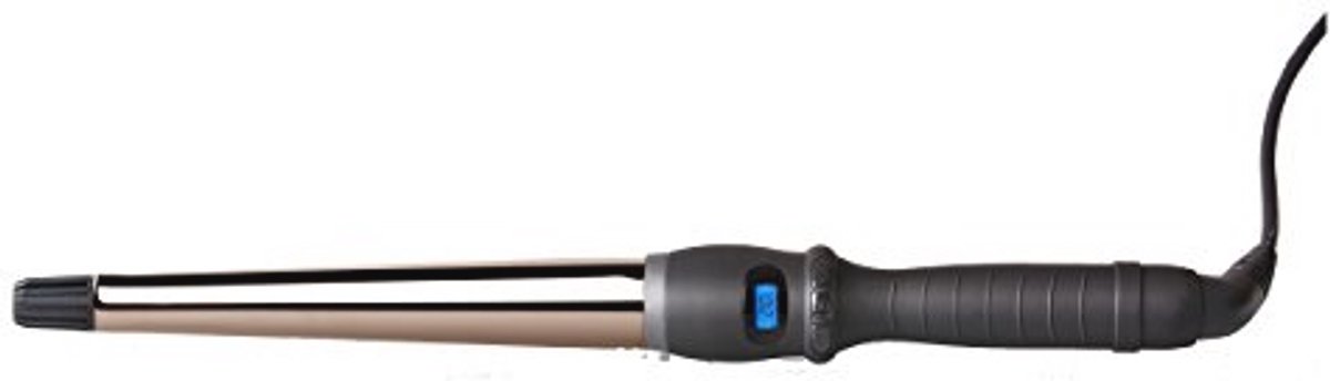 Vlakke Conische Tang FLAT CURL 25 - Zwart