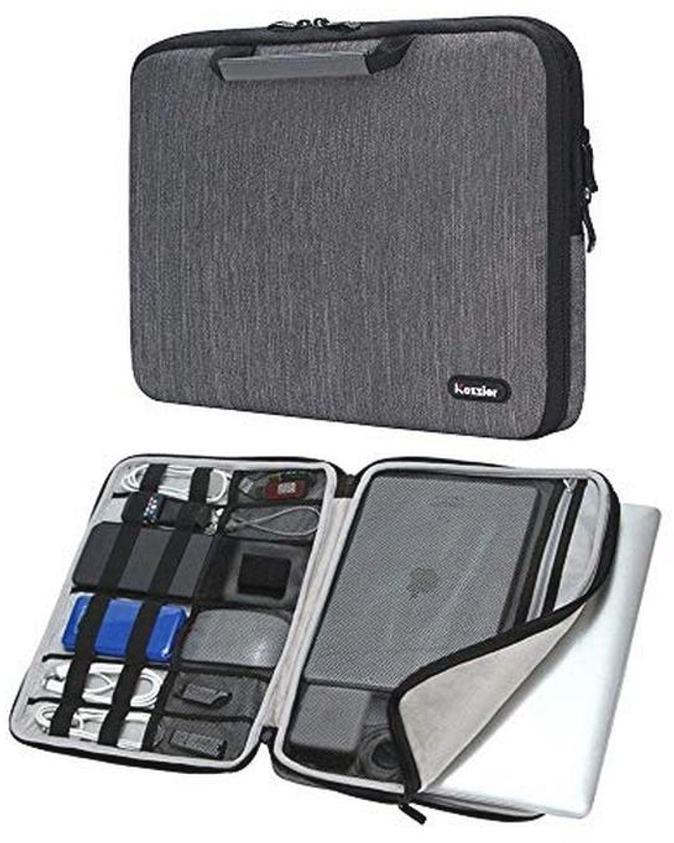 Drie Pocket Laptop Rugtas 13-15 inch met Riem voor Draagcomfort
