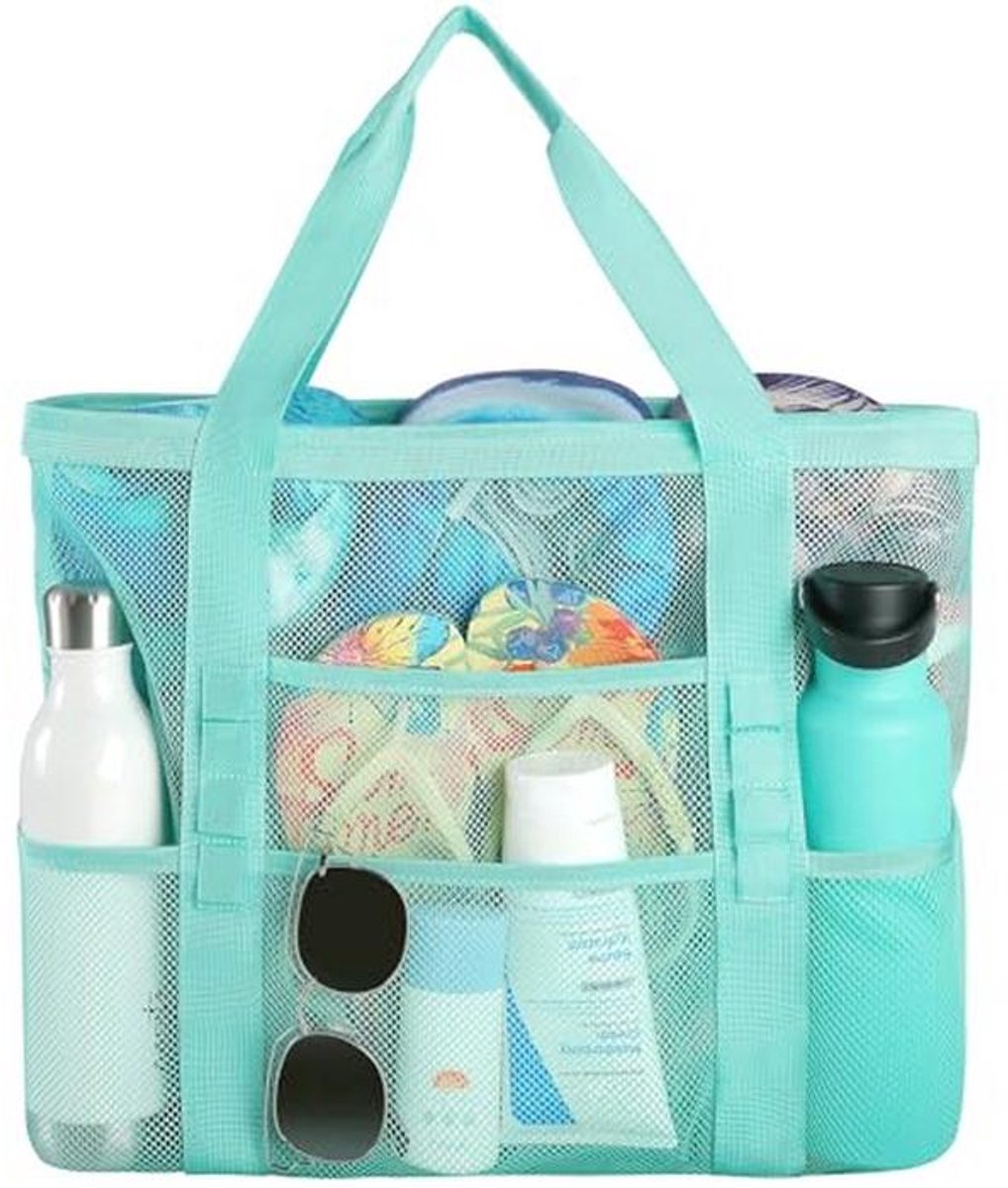 3 persoons strandtent in blauw - Ideaal voor zomer en vakantie