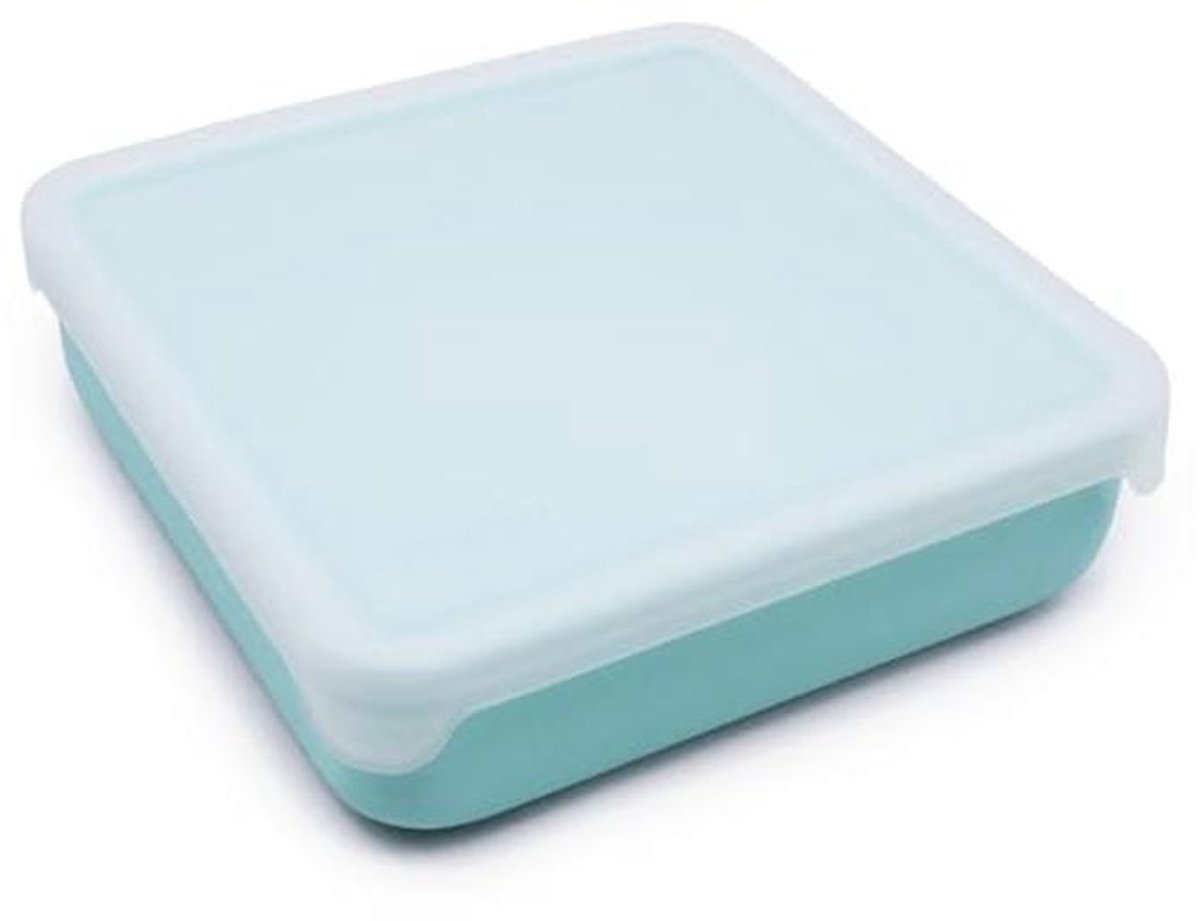 Herbruikbare Siliconen Sandwichcontainer - Vaatwasmachinebestendig, BPA-vrij, Kindvriendelijk - Perfect voor Lunch en Snacks