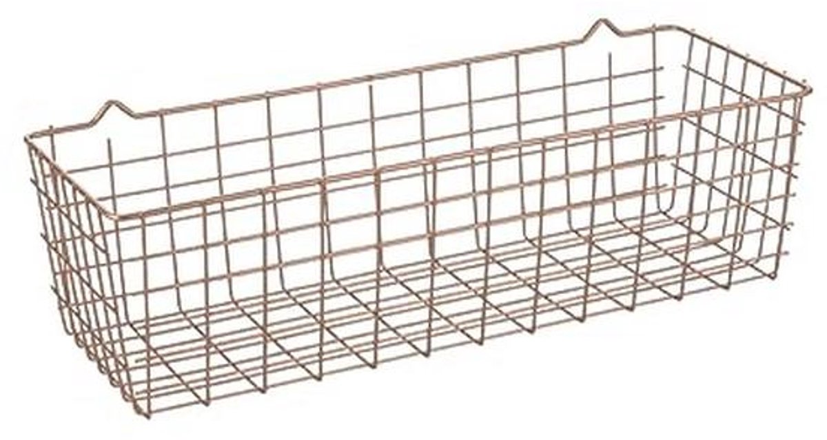 Multifunctionele Mand 33x12x9 cm in Koperkleur