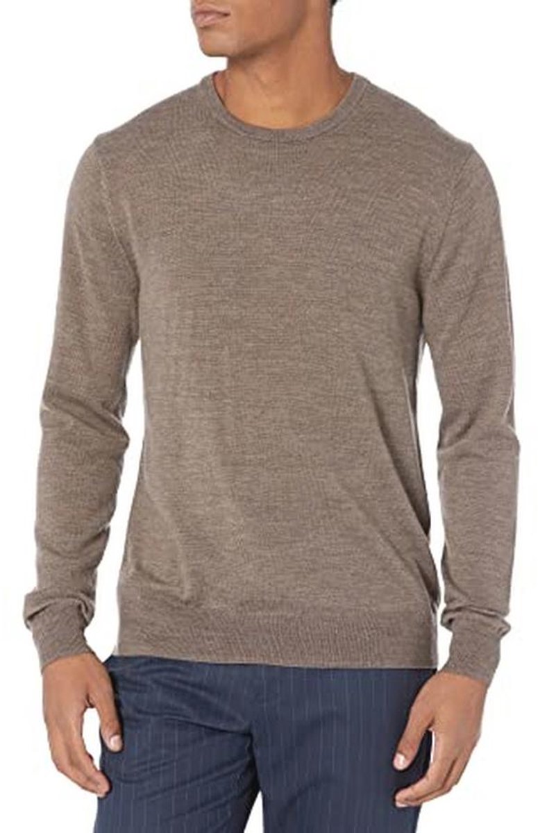 Merino Wool Crewneck Sweater voor Heren - Comfortabele en Luxueuze Trui