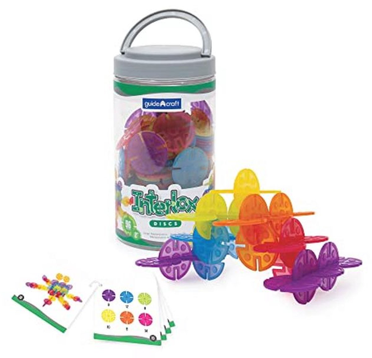 Speelbouwschijfjes - 96 Kleurrijke Onderdelen voor Creatief Spelen
