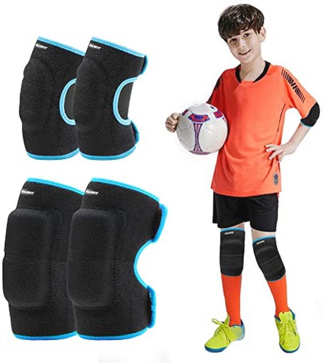 Beschermset voor Kinderen en Volwassenen - Knie- en Elleboogbeschermers voor Sport en Actieve Vrijetijdsbesteding