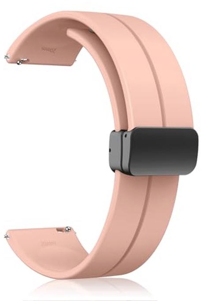 Siliconen Sportarmband 20 mm 22 mm met Magneetsluiting - Reserveband