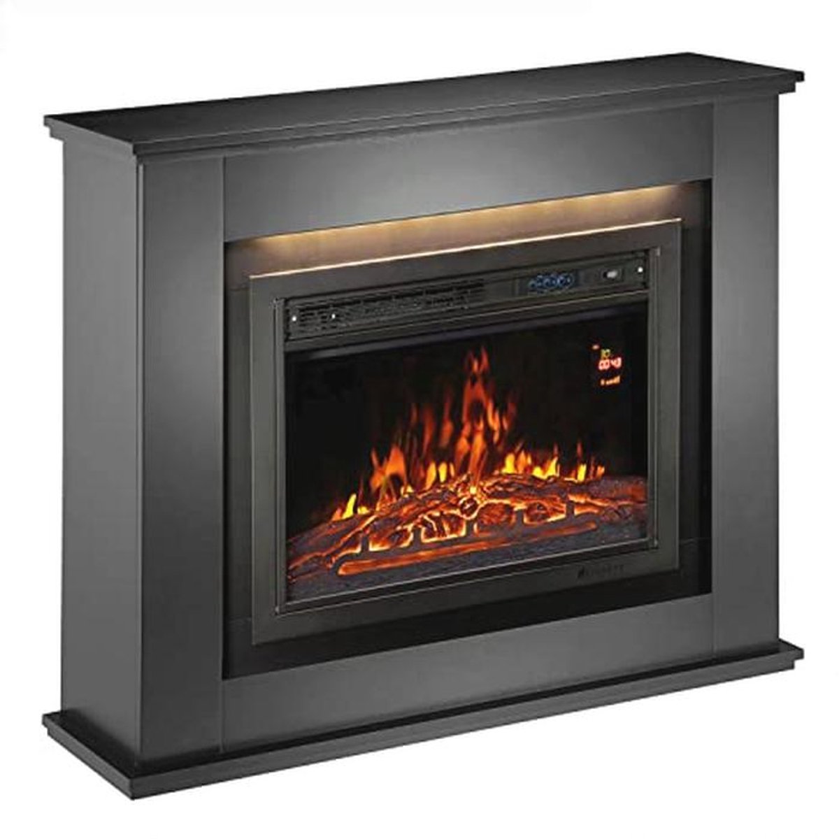 Elektrische open haard met verwarmingsfunctie en vlameffect - 1000/2000 W