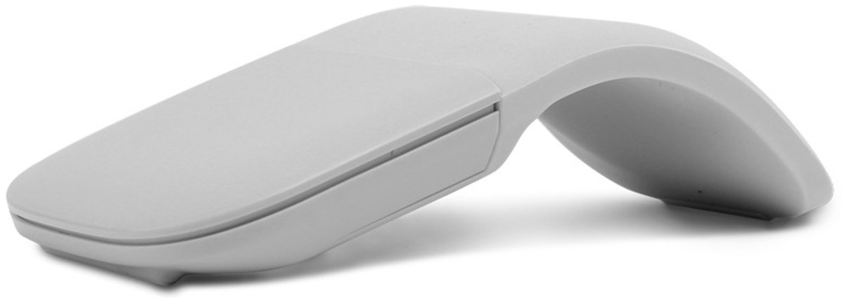 Draadloze ultradunne opvouwbare Bluetooth-muis met aanraakfunctie (wit)