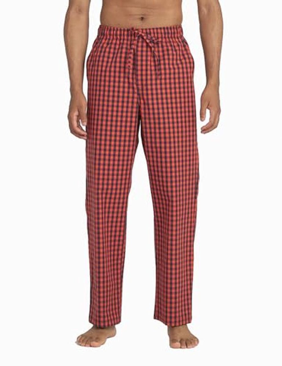 Heren Fleece Pyjamabroek Relaxed Fit - Warme Lounge Broek
