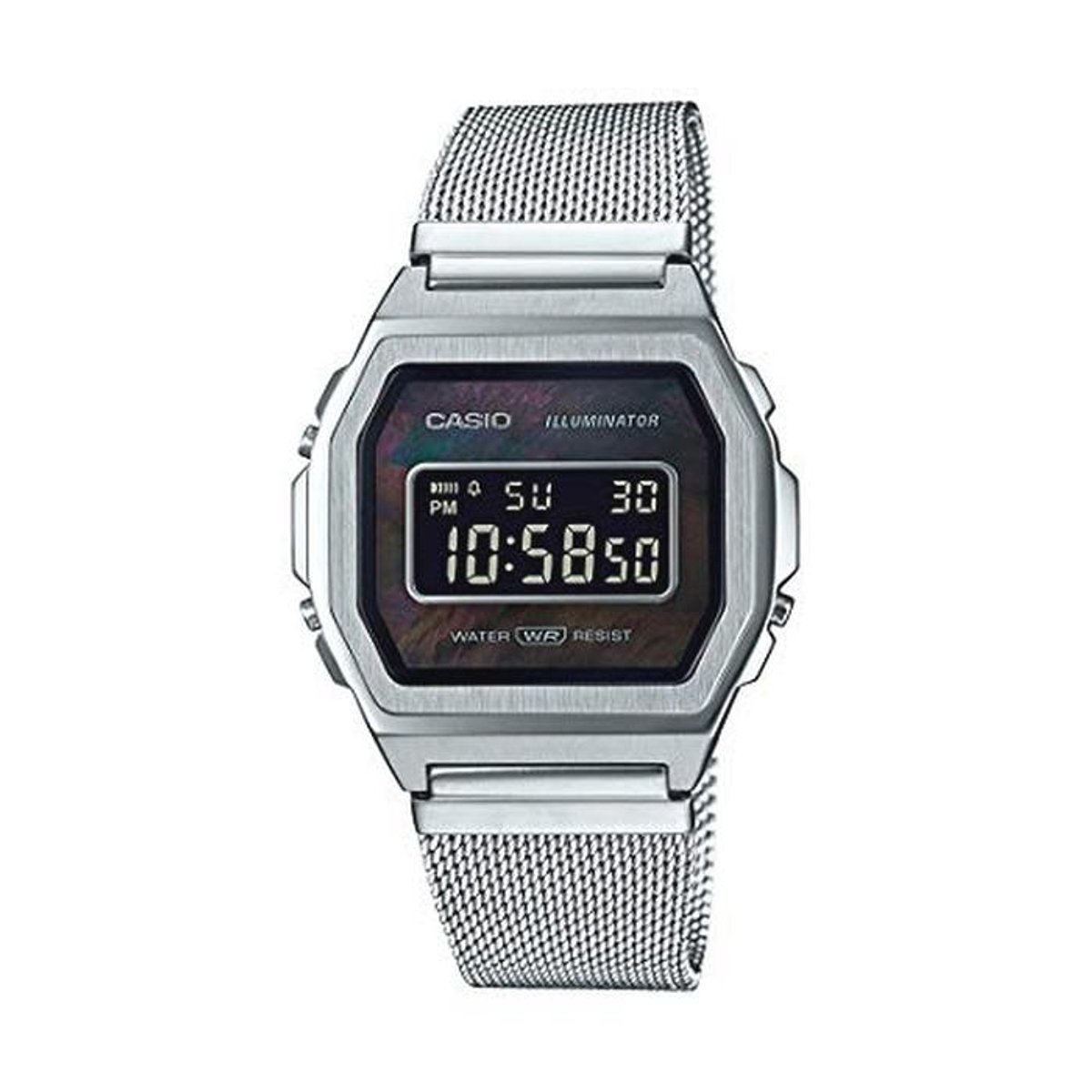 Dames Digitale Horloge met Roestvrijstalen Band