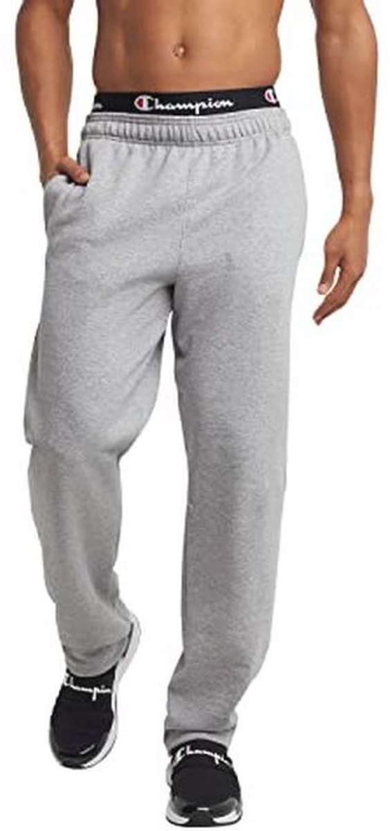 Heren Fleece Sweatpants met Open Onderkant