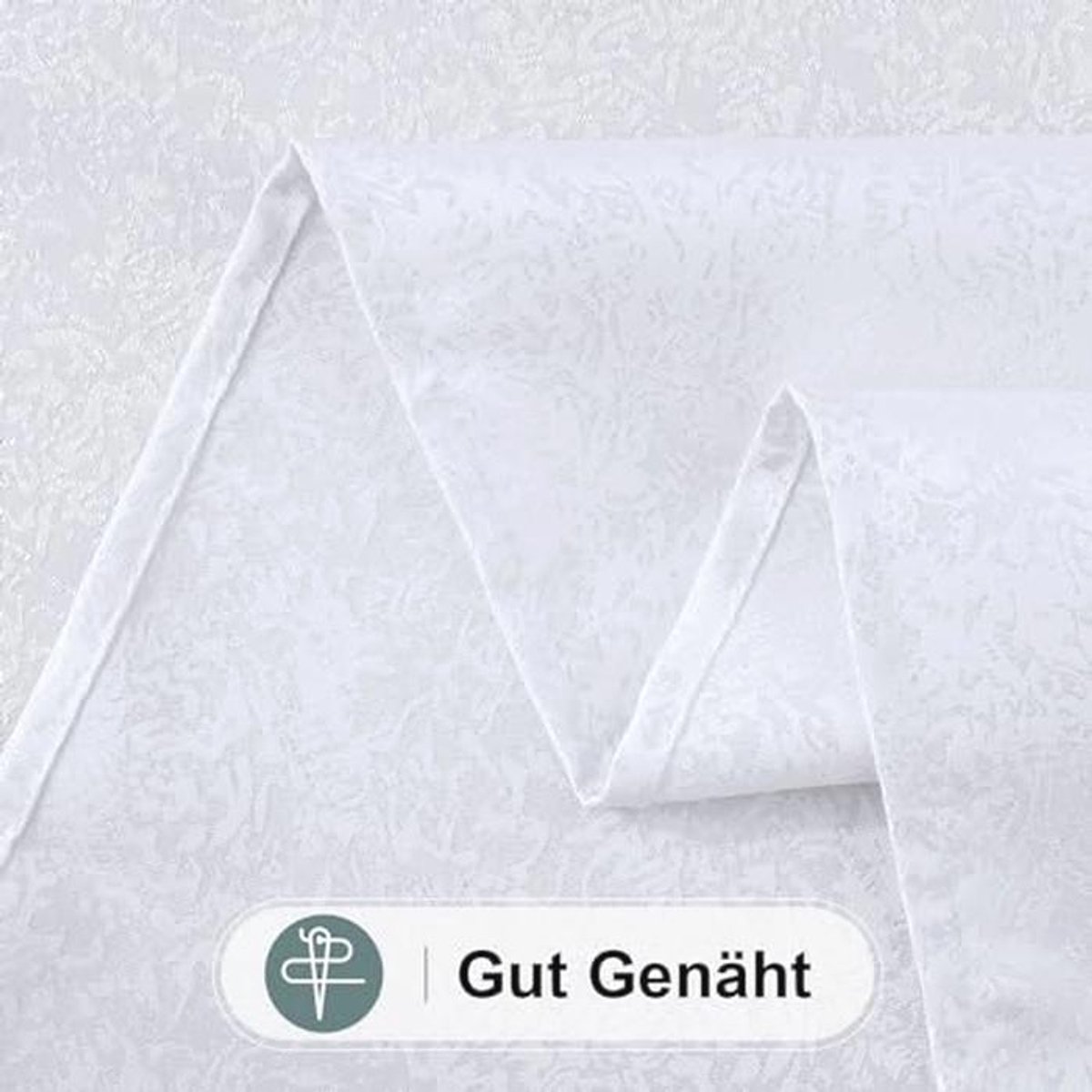 Afwasbaar Rechthoekig Tafelkleed 100 x 140 cm - Onderhoudsvriendelijk Polyester in Wit