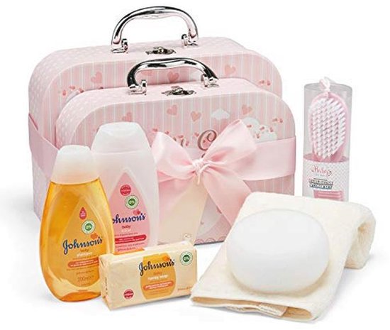 Schattige Cadeauset voor Pasgeboren Meisjes - 2 Roze Dozen met Teddybeer en Verjaardagscadeaus — afbeelding 5