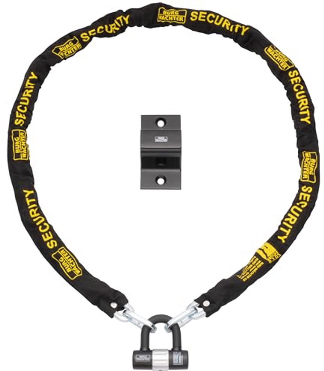 Veilige Fietsketting en Slot Set met Grondanker - 2M Goud Verkocht Beveiliging