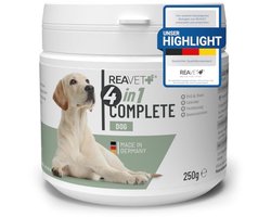 Complete 4-in-1 Hondensupplement 250 g - Ondersteuning voor Vacht, Gewrichten, Spijsvertering en Immuunsysteem