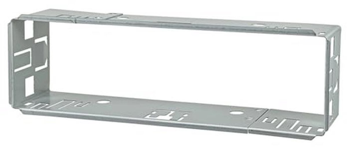 Autoradio Inbouwframe 1DIN - Metalen Schacht 182x53mm - Diepte 45mm