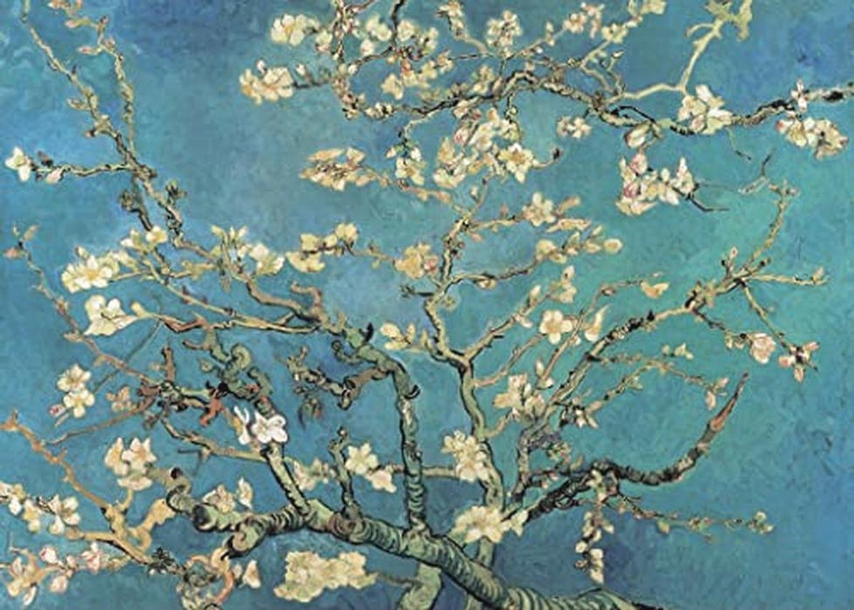 Almond Blossom Legpuzzel 1000 Stukken 70 x 50 cm voor Volwassenen