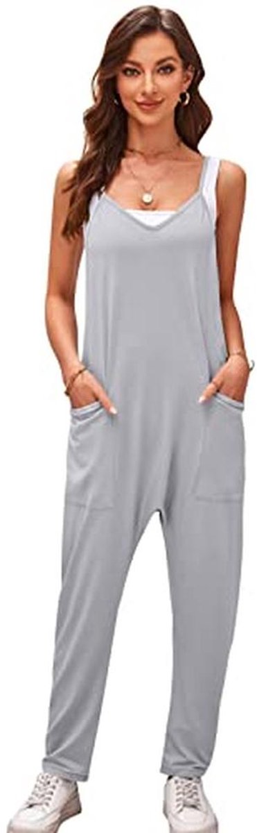 Zomer Harem Pants Damen Casual Loose Mouwloos Jumpsuit