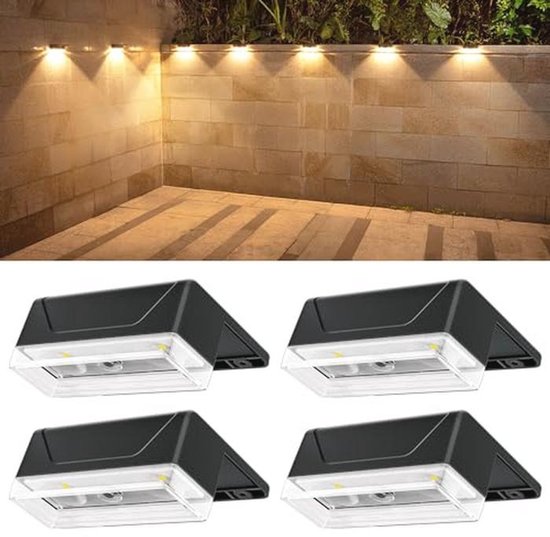 RVS LED buitenverlichting op zonne energie | Dagelijkse koopjes en