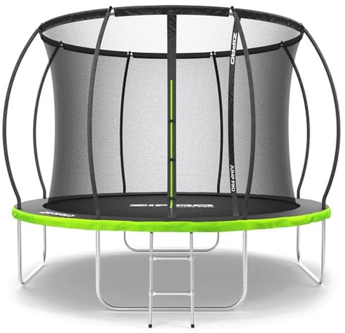 Outdoor Trampoline voor Kinderen met Binnennet - Weerbestendig & UV-bescherming, Eenvoudige Montage, Draagvermogen tot 150 kg - Ø 252/312/374/435/496 cm