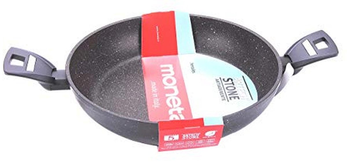 Serving Pan with Non-Stick Coating and Two Handles - 24 cm Granite