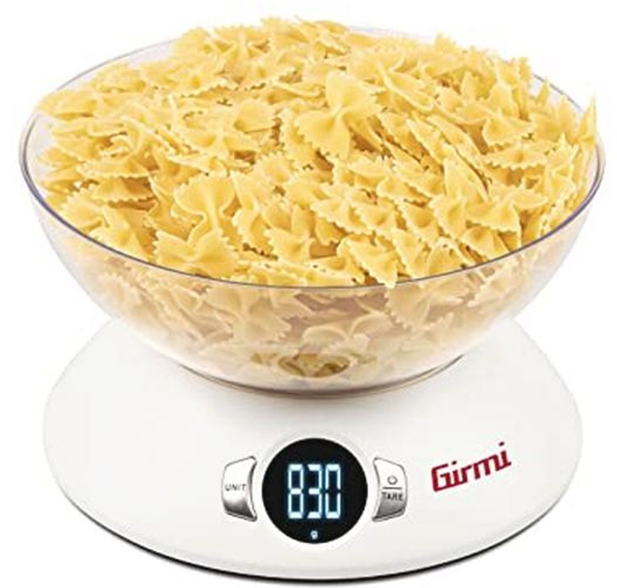 Digitale Keukenweegschaal met Grote Kom – Nauwkeurige Afmetingen tot 5 kg