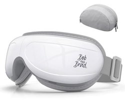 Bob and Brad EyeOasis 2 Eye Massager with Heat Function, Compression and Music, Foldable Rechargeable Eye Massager, Eye Therapy to Relieve Eye Pain, Improve Dry Eyes and Sleep