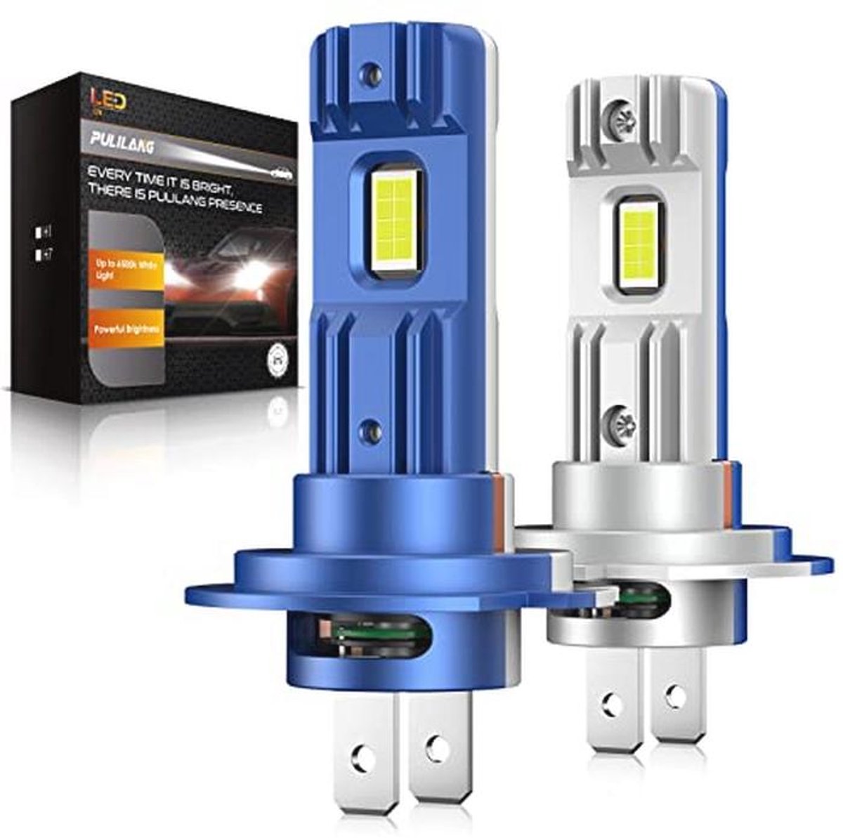 H7 LED Koplampen - 2023 Opgewaardeerd Canbus 80W 20000LM 12V 6500K Wit LED Lampen met Ventilator - Vervanging voor Halogeen en Xenon