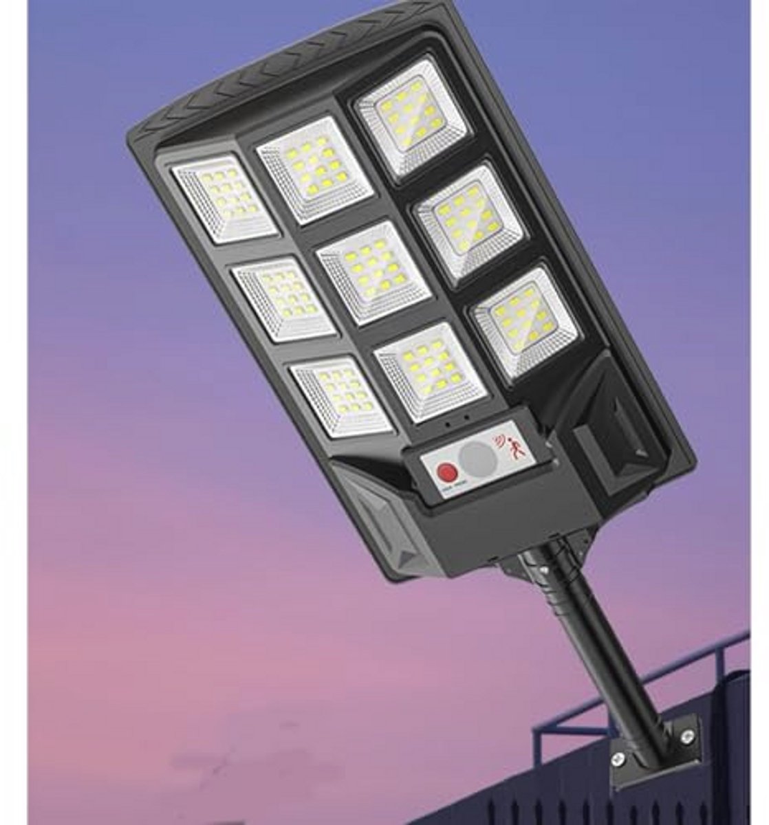 Zonnelampen voor Buiten met Afstandsbediening - Solarlampen met Bewegingssensor en Tijdgestuurde Verlichting voor Tuinen en Garages