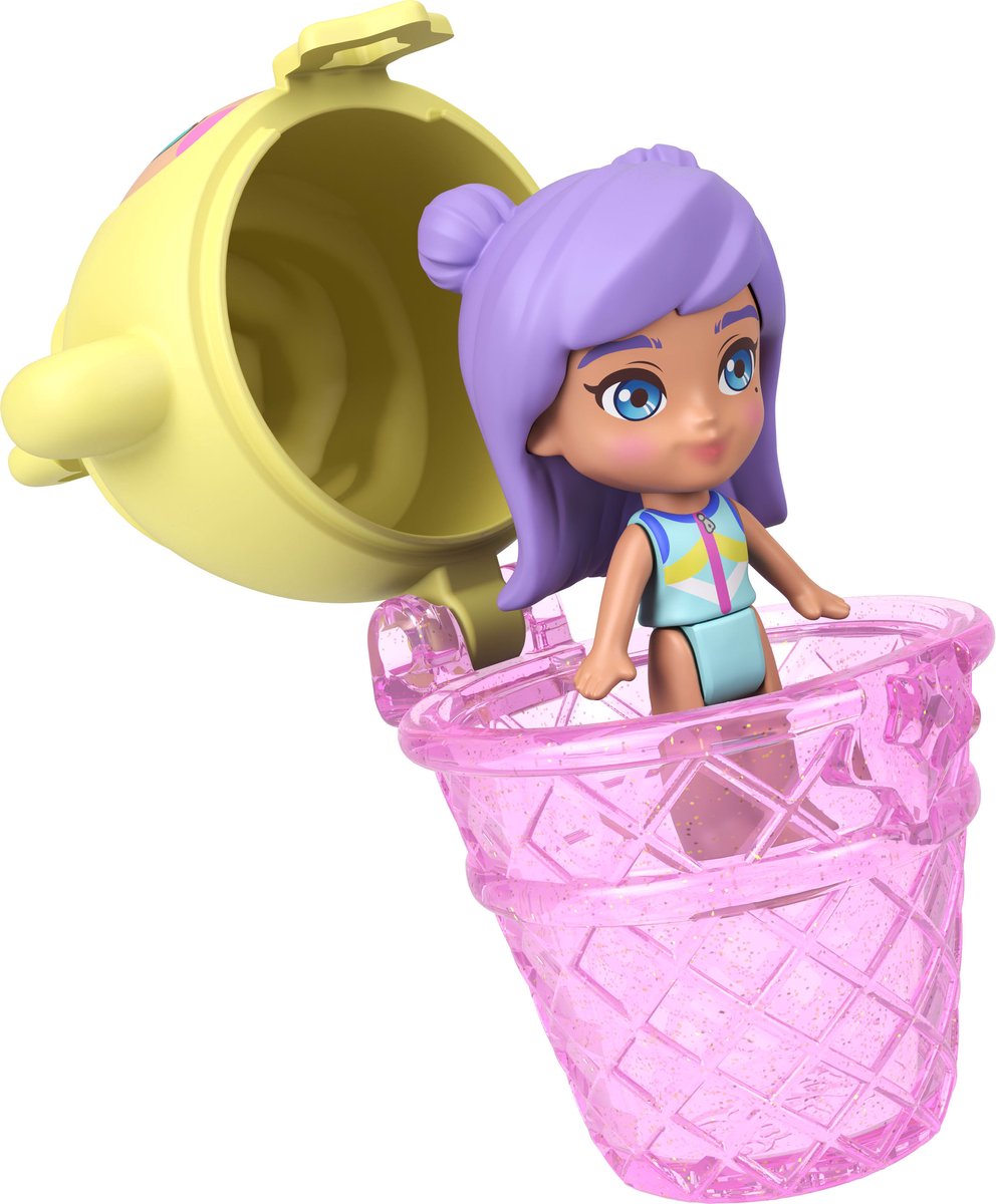 Polly Pocket Ananas Aapje Compacte Speelset — afbeelding 4