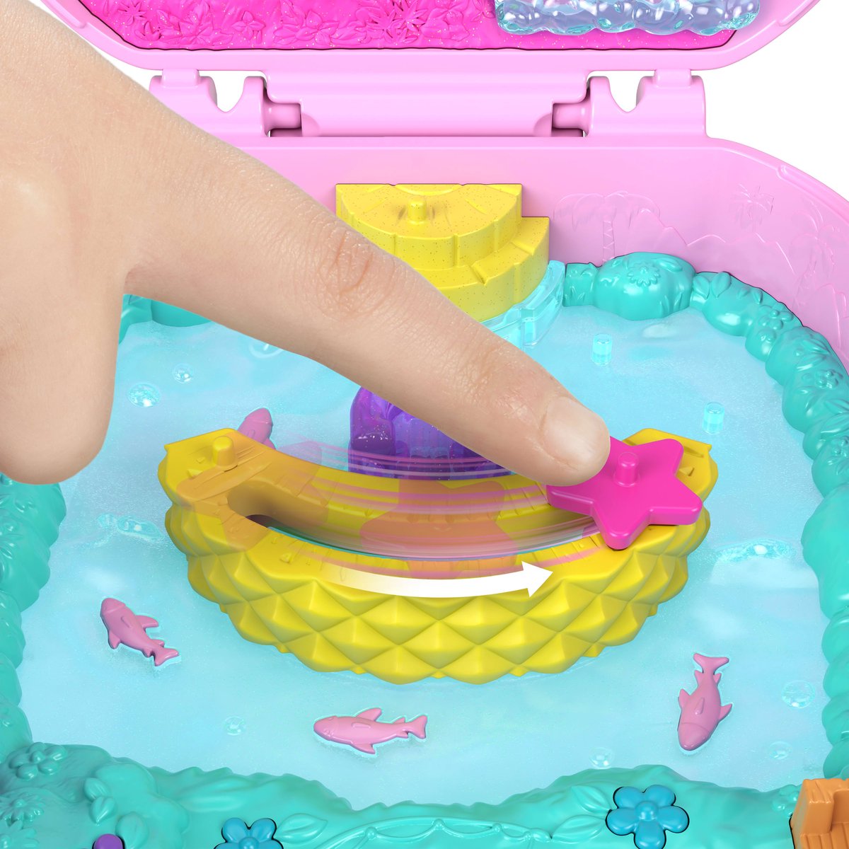 Polly Pocket Ananas Aapje Compacte Speelset — afbeelding 11