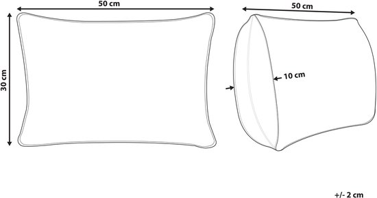 LITHOPS - Sierkussen - Oranje - Velours