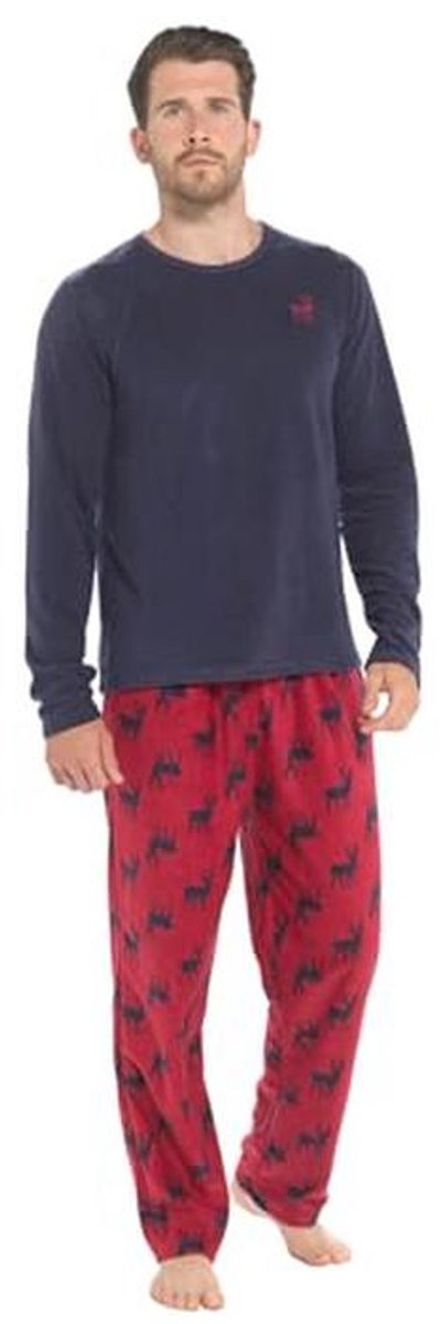 Luxe 2-delige lange pyjama voor heren