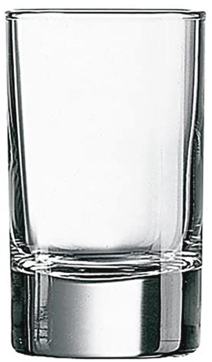Set van 6 Longdrinkglazen van 100 ml - Transparant en Duurzaam Glas