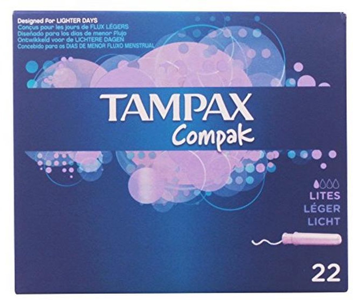 Lichte Tampons met kunststof applicator - 22 stuks (3 verpakkingen)