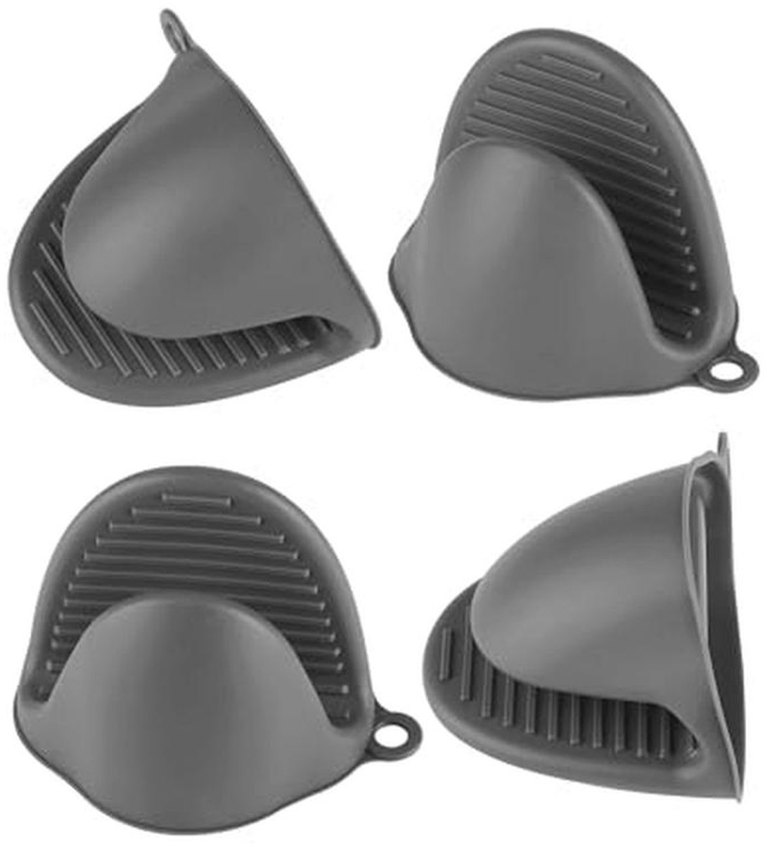 Hittebestendige siliconen ovenwanten - 4 stuks