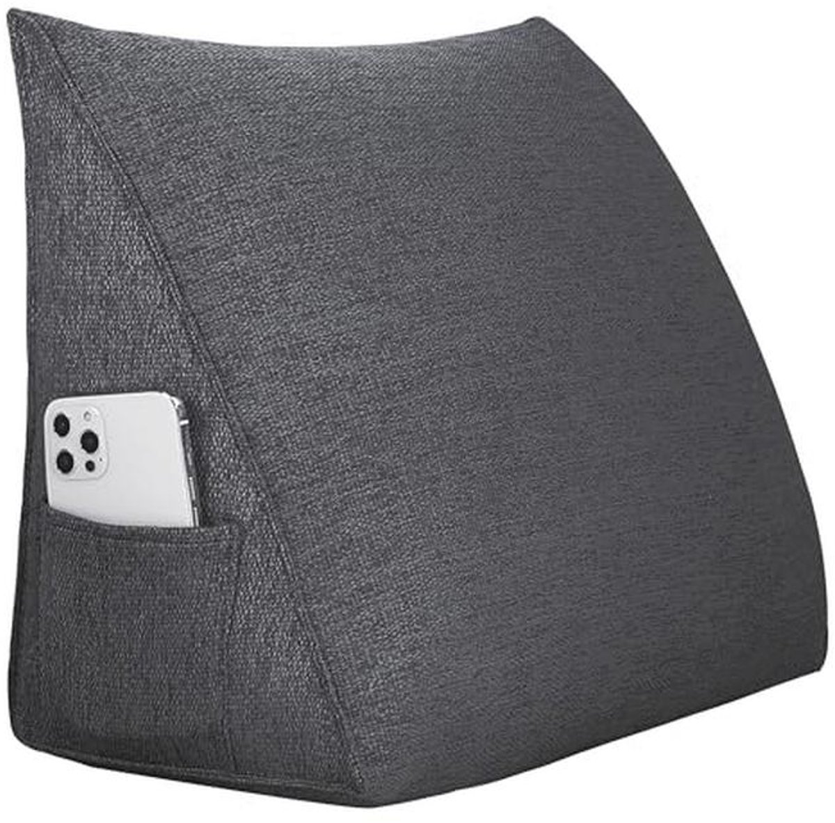 Driehoekig wigkussen - Ergonomisch rugkussen voor lezen en ontspannen, veelzijdig steunkus