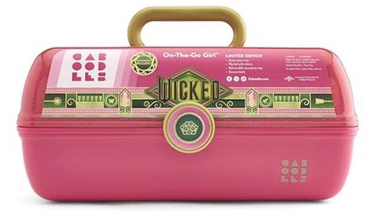Cosmetische hoes voor meisjes - Roze Over Roze Sparkle