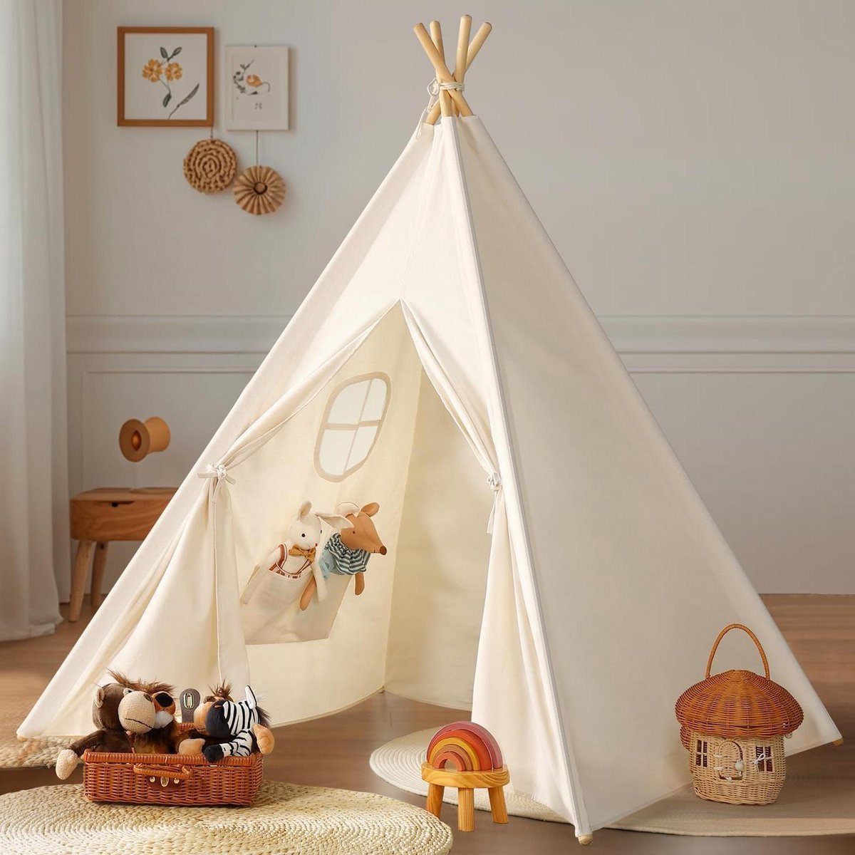 Provento - Kinderspeeltent met opbergzak voor buitenplezier | Speeltenten voor jongens en meisjes