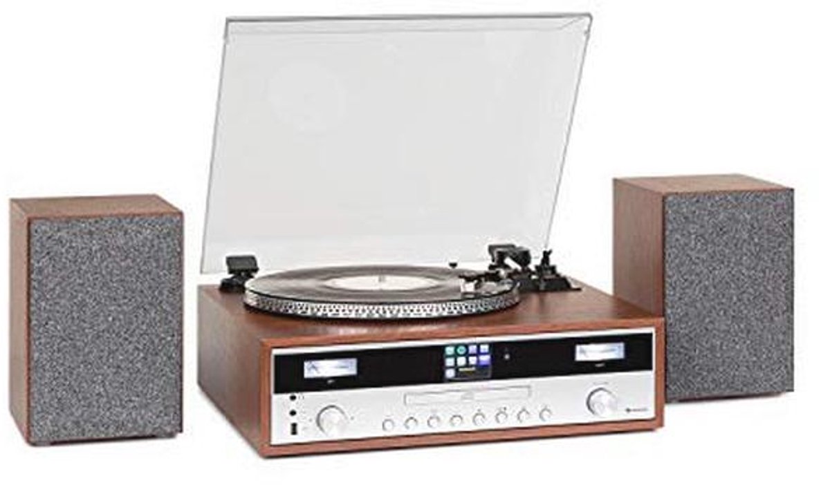 Stereosysteem met Internetradio, DAB+/FM, Bluetooth, CD-Speler en USB