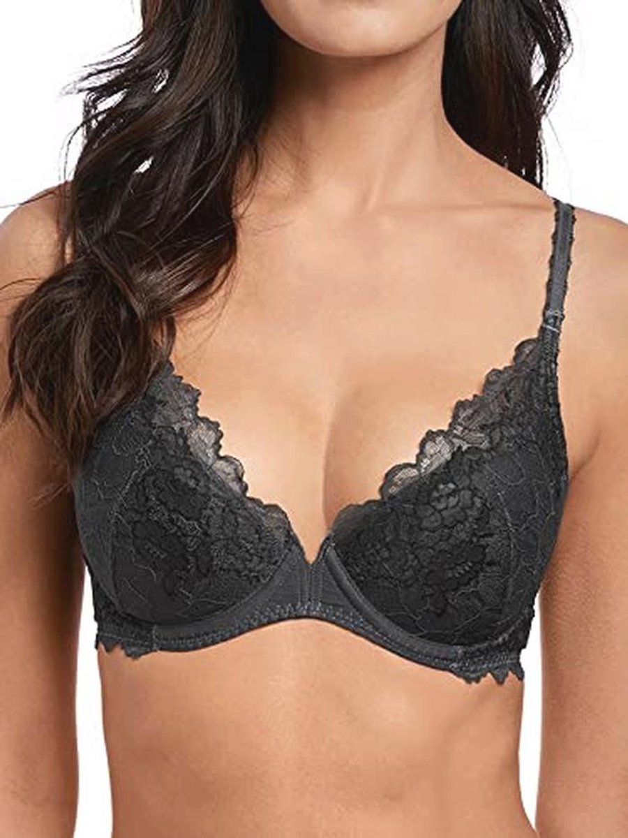 Lace Perfection Mist Plunge Push Up BH - Elegante Ondersteuning en Comfort