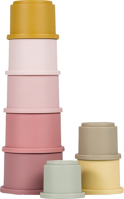 Little Dutch stapelbekers Pink