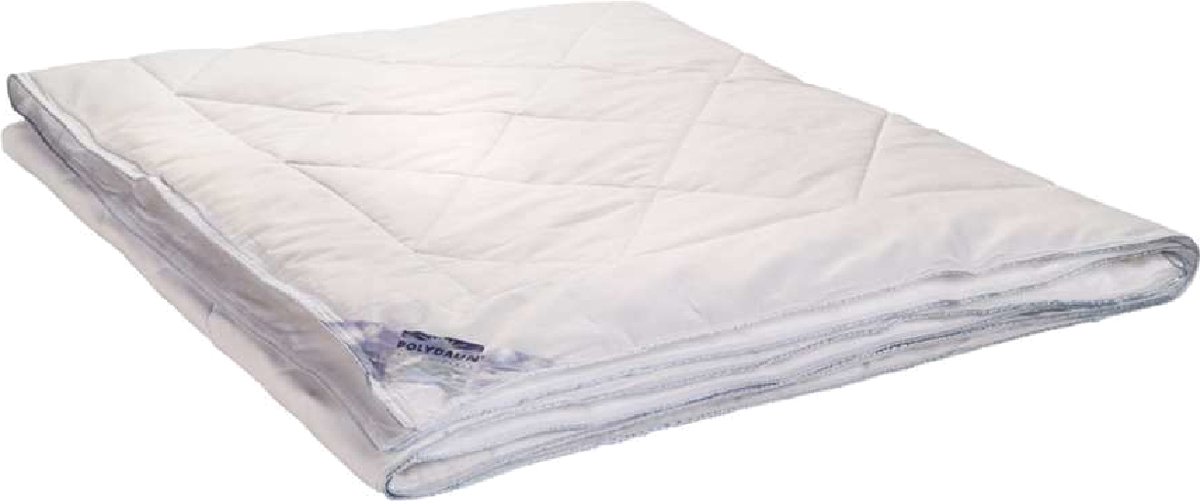 Polydaun Katoen dekbed - zomerdekbed - tweepersoons - 200x200 cm - wit