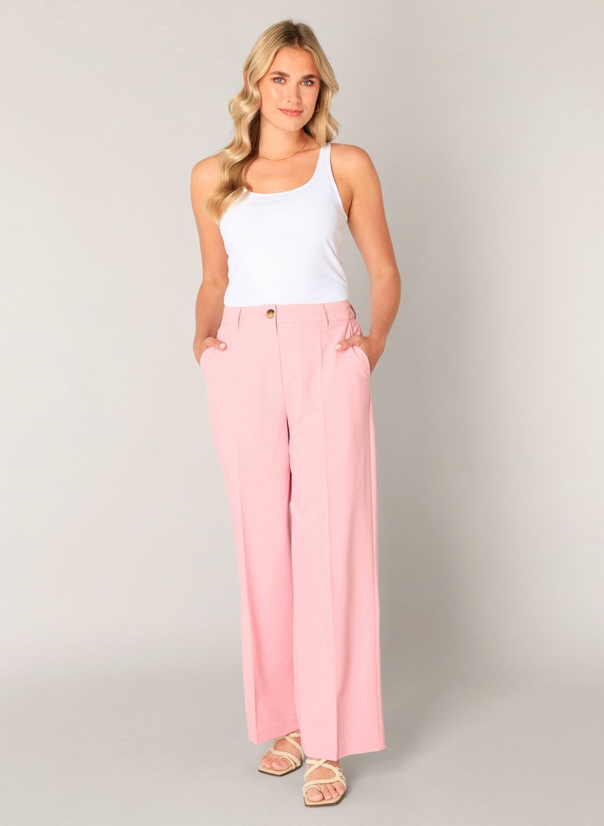 BASE LEVEL Yuna Pants - Soft Pink - maat W46 / L32