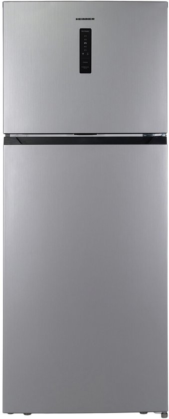 Heinner HF-HM415NFSE++ Koel-vriescombinatie 415L No Frost Invertercompressor Elektronisch Touch Display Zilver