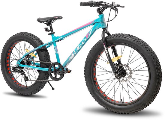 Hiland 20 Inch Kids Fatbike Mountainbike - Shimano 7 - Hiland - €275,49