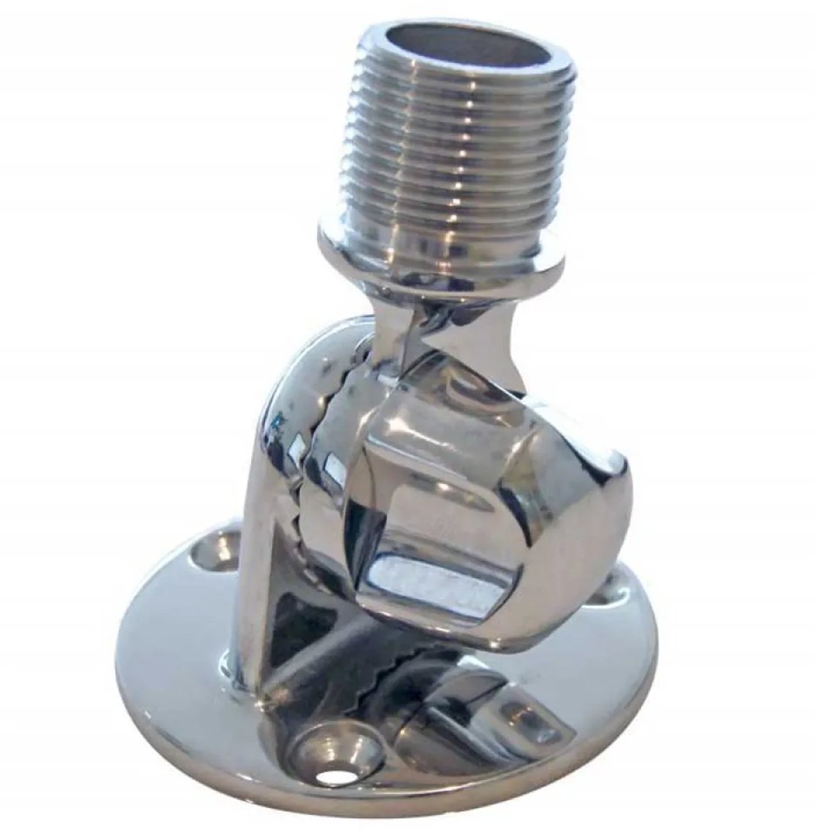Oem Marine Ronde Antennevoet Zilver