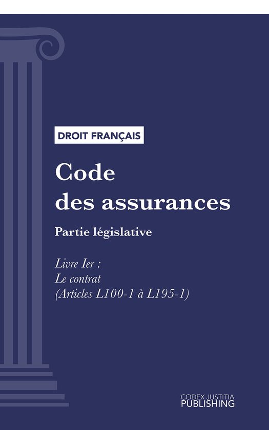 Code des assurances - cover