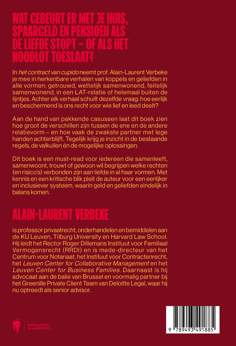 Het contract van Cupido - back cover