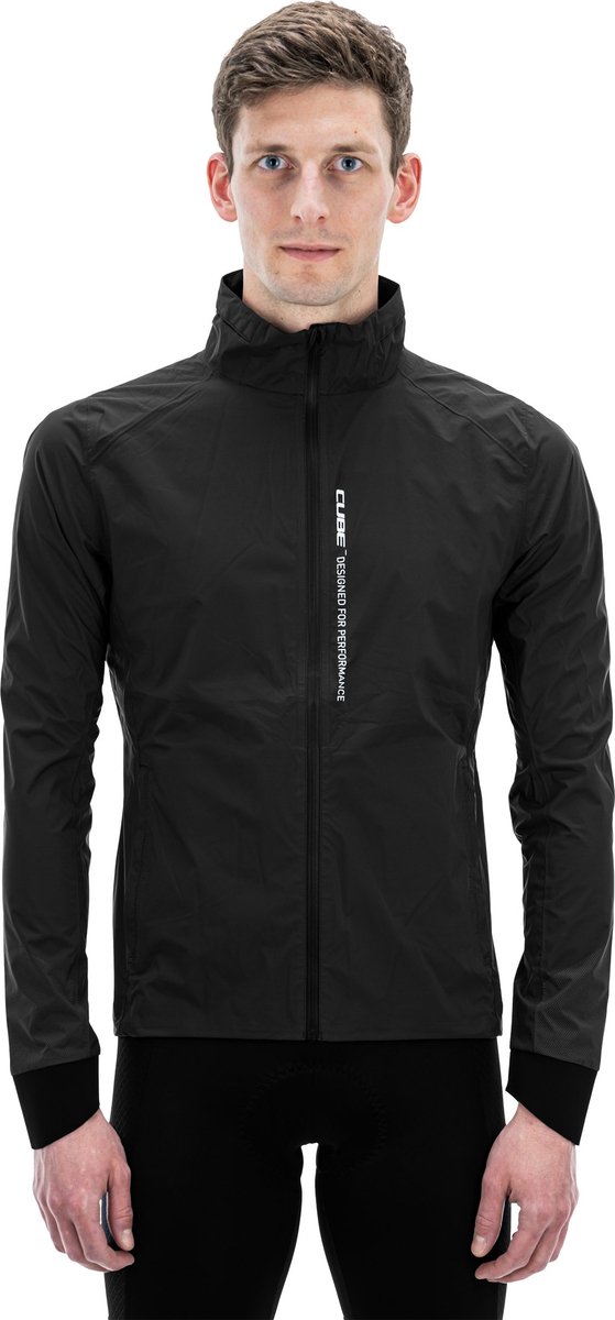 CUBE BLACKLINE RAIN JACKET BLACK XL