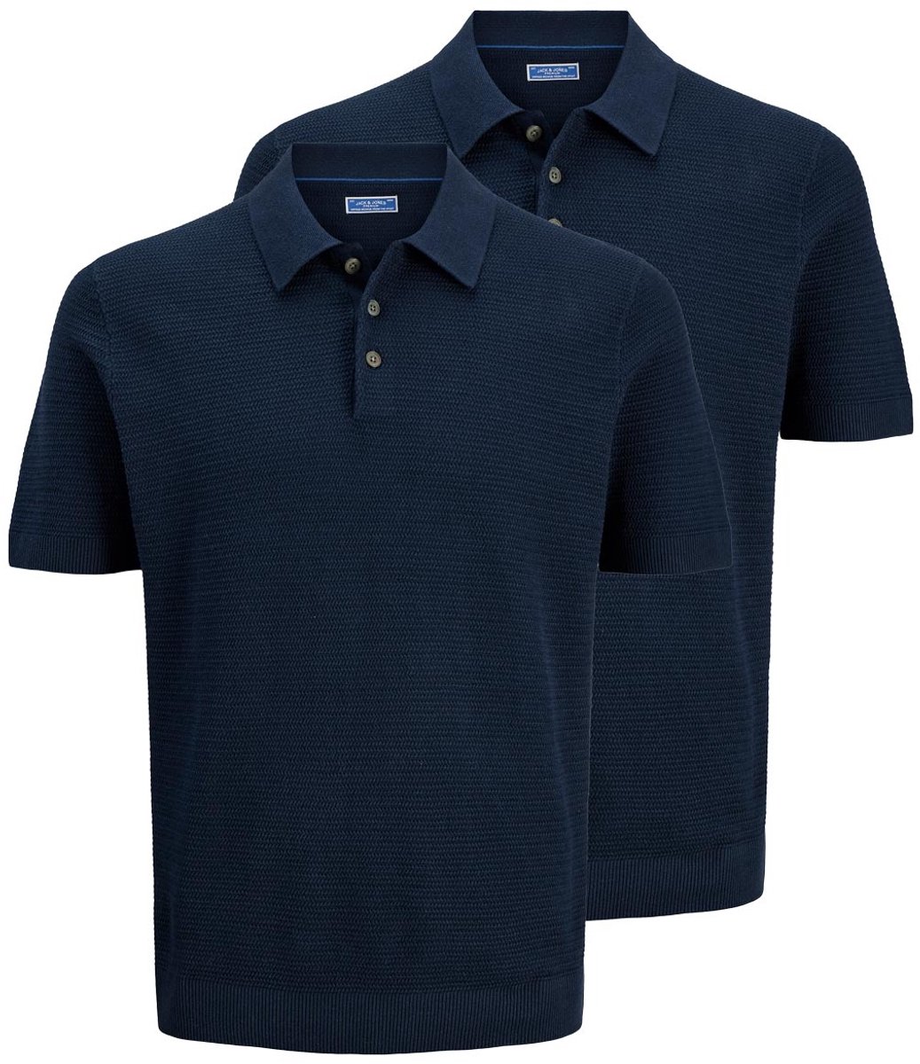 Jack & Jones Heren poloshirt 2 pack Bluriley